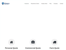 Tablet Screenshot of kinneyins.com